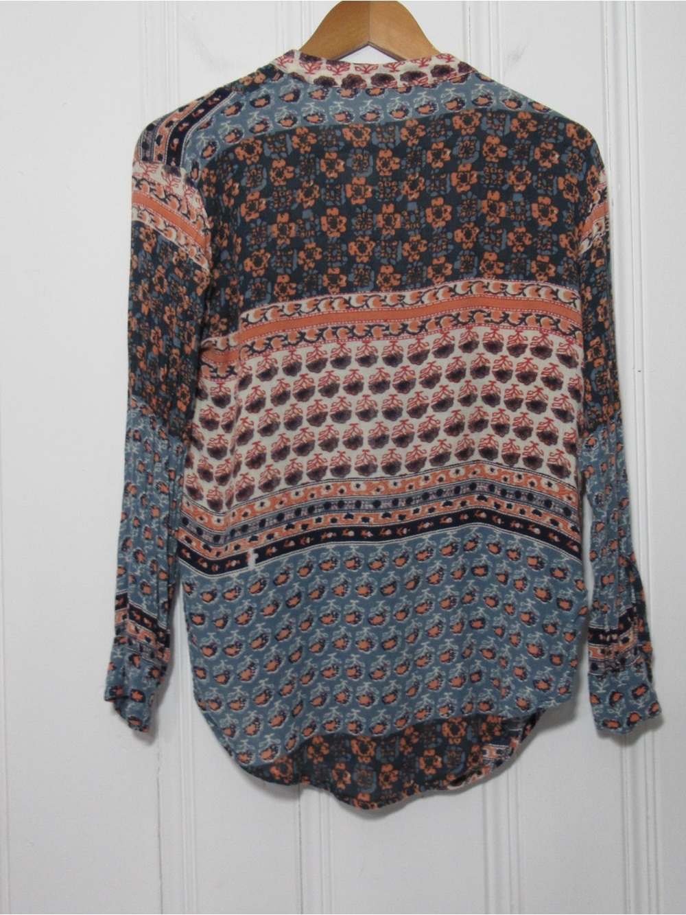 Free People Caravan Boho Button Up Top Size XS - Picture 5 of 13